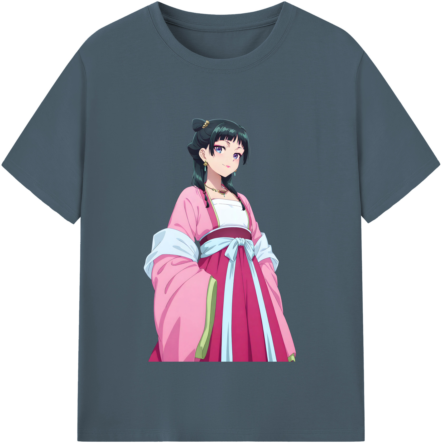 （画像用） 薬屋のひとりごと The Apothecary Diaries 綿100％半袖Tシャツ（フロントプリント）